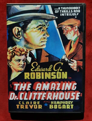 THE AMAZING DR. CLITTERHOUSE 1938 DVD Edward G. Robinson  Humphrey Bogart As New - image 1 of 2