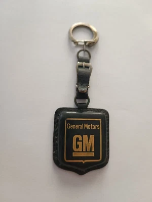 Porte clés Cuir GM General Motors Sté Des Garages Ford Opel Keychain Vintage 60' - Photo 1/2