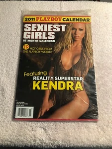4215 Playboy Adult  16 Month Calendar Sexiest Girls Kendra - Picture 1 of 2