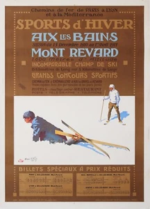 FOLART - SPORT INVERNALI AIX LES BAINS MONT REVARD PLM - 1910 - Foto 1 di 1