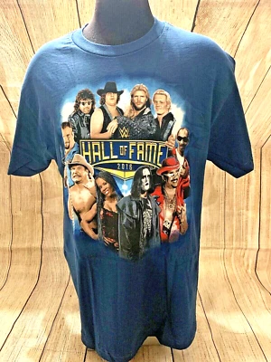 Camiseta 2016 Salón de la Fama de la WWE para hombre MEDIANA nueva Wrestlemania 32 Snoop Dogg Sting Foto 1 de 4