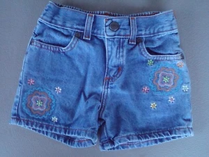 Sonoma Life-Line Embroidered Denim Shorts,100% cotton, sz 5, girls - Picture 1 of 8