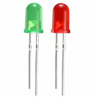 100pcs 5mm Red Green Round LED Diode Lights Electronic Component Emitting Light
