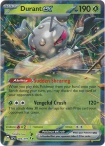 Holo Durant ex - 004/191 Double Rare Wogende Funken Pokemon TCG - Bild 1 von 1