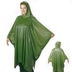 Great Quality 100% PEVA Plastic Poncho Waterproof Camping Coat Festival Adults - Picture 1 of 3