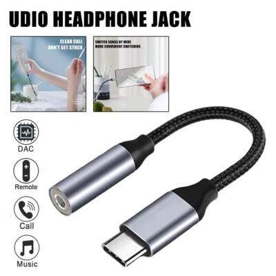 Adattatore USB Tipo C a Jack AUX Audio Cuffie 3.5mm per Android♙� - Immagine 1 di 4
