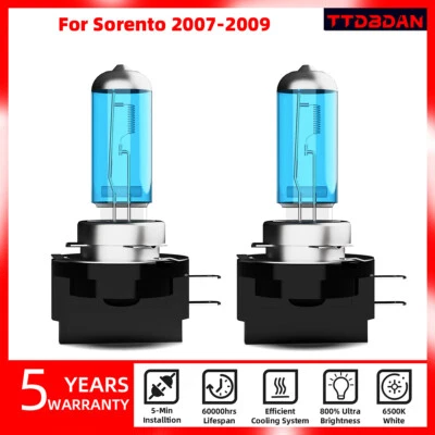 Kit de bombillas halógenas de faros H11B haz bajo súper brillante para Kia Sorento 2007-2009 Foto 1 de 4