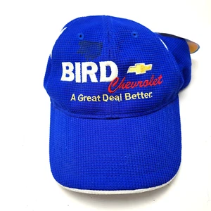 Cappello Berretto Concessionaria Bird Chevrolet Blu Nuovo Strapback Dubuque Iowa B16D - Foto 1 di 6