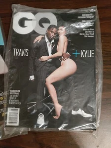GQ Magazine - Travis Scott & Kylie Jenner - August 2018 - Neu, kein Adressetikett - Bild 1 von 3