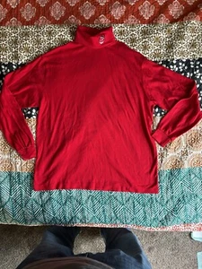 VINTAGE SINGLE STITCH CLEVELAND INDIANS TURTLENECK MADE IN USA XL  - Picture 1 of 5