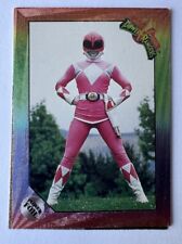 1994 Mighty Morphin Power Rangers The New Season Foil Kimberly Pink Ranger 35 NM
