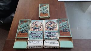 Old wills woodbine and players navy cut cigarette packets