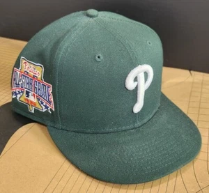 *RARE* New Era PHILADELPHIA PHILLIES 7 1/2 HAT baseball All Star 1996 green - Picture 1 of 8