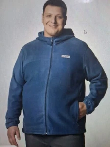 Columbia Steen Mountain Full Zip Hoodie 3x Blue - Picture 1 of 6