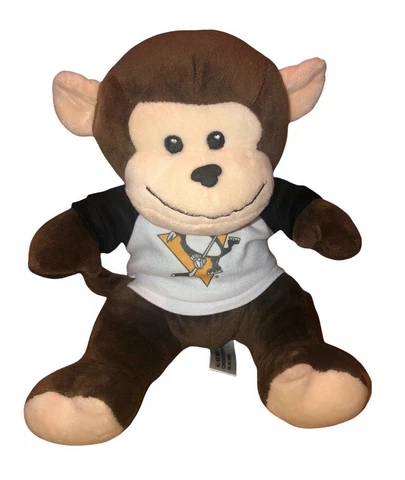 Pittsburgh Penguin NHL Plush Monkey with T-shirt Penguins Souvenir Cover