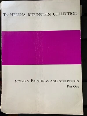 Helena Rubinshtein Collection Catalog 1966 (I & II) Modern Paintings & Sculpture - Image 1 of 4