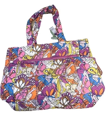 NEW Vera Bradley Featherweight Original Tote • Flutter Pattern NWT - Image 1 of 4
