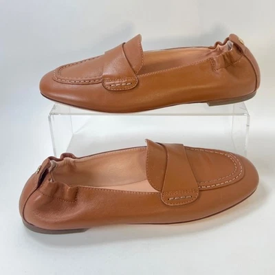 AGL Mara Brandy Brown Leather Loafers Women Size 37.5 - Image 1 of 4