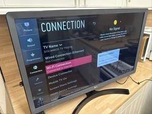LG 28TN515S-28" Smart Full HD IPS MONITOR /TV Wi-Fi - Freeview - Black w remote - Picture 1 of 6