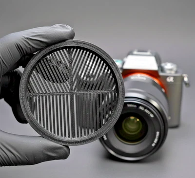 Bahtinov Mask For Sony 50mm SEL 50F18F Lens - Color Black - New - Image 1 of 4