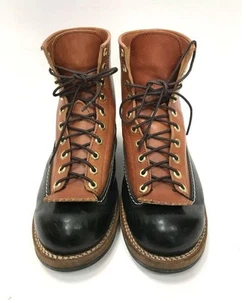 The FLAT HEAD Stiefel SKB02H Pferdefell Arbeitsstiefel Leder braun schwarz Größe 26,5 cm - Bild 1 von 15