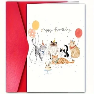 Cat Lovers Birthday Card - Picture 1 of 3