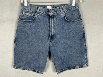 Calvin Klein Easy Fit Shorts Denim Size 32 Double Stone Wash Men's Vintage Y2K - Image 1 of 4