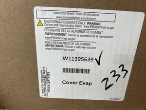 Whirlpool W11395639 COVER-EVAP - Picture 1 of 3