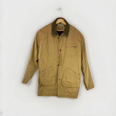 Chaqueta de Granero LL Bean Original 2XL Alta a Cuadros Lana Forrada Lona Tareas Abrigo de Campo Foto 1 de 4