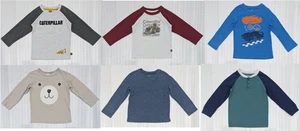 Lot of 6 Sz 4 Carter's CAT H&M JB Long Sleeve Pullover T Shirts - Picture 1 of 18