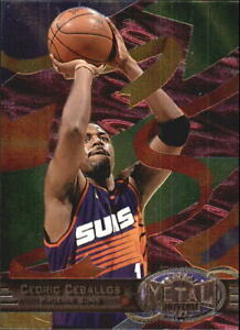 1997-98 Metal Universe Reebok Chase Bronze Basketball Card #16 Cedric Ceballos
