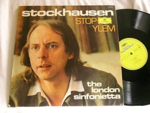 KARLHEINZ STOCKHAUSEN Stop / Ylem London Sinfonietta DG GERMAN LP  - Picture 1 of 2