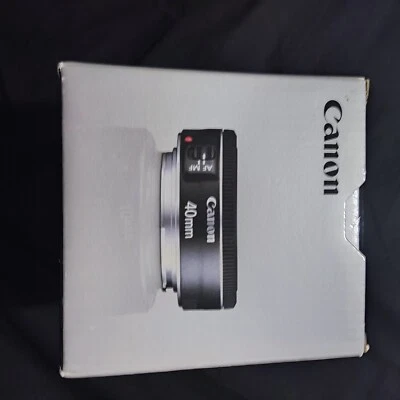 Canon EF Pancake 40mm F2.8 STM AF Lens For Canon EOS  - Image 1 of 2