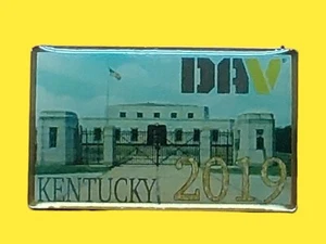2019 Department of Kentucky DAV Disabled American Veterans Enamel Lapel Pin - Picture 1 of 2