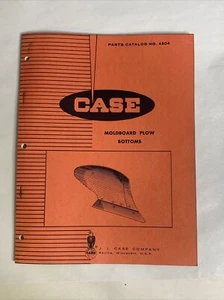 1963 CASE Moldboard Plow Bottoms Parts Catalog A804 - Picture 1 of 5