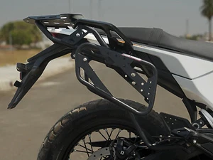 FIT FOR KTM ADVENTURE 250 390 SADDLE STAY / PANNIER RAILS BLACK 2025 - Picture 1 of 1