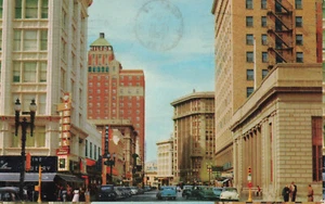 POSTAL DE COLECCIÓN EL PASO TX TEXAS MILLS STREET 1957 071723 S - Imagen 1 de 2