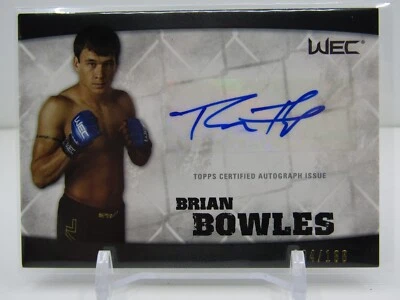 BRIAN BOWLES 2010 TOPPS UFC KNOCKOUT AUTOGRAPH AUTO! #034/188! - Image 1 of 2
