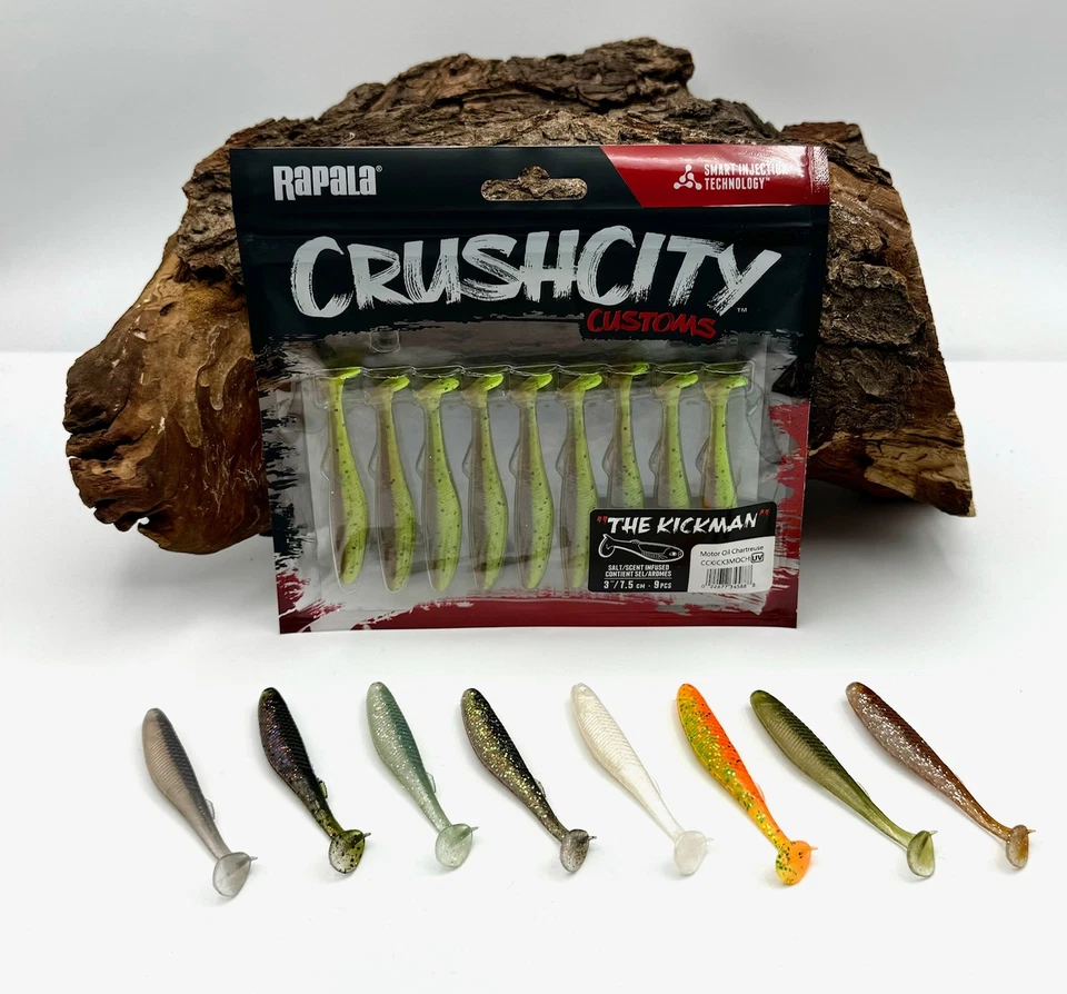 Rapala Crushcity Customs The Kickman 3" 7,5cm 3g 9 Stück viele Farben SALE - Bild 1 von 1