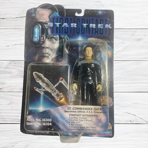 NIB Vintage Playmates Star Trek First Contact Lt Commander Data w/Accessories - Picture 1 of 4