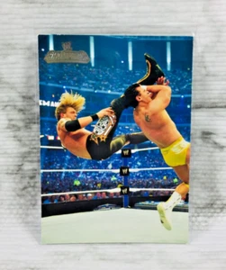 2011 TOPPS WWE CHAMPIONS #83 EDGE DEFEATS ALBERTO DEL RIO (WRESTLEMANIA XXVII) - Picture 1 of 2