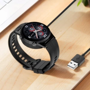 Magnetic Dock Stand 1m USB Charge Cable for Honor Watch 4/GS4/GS3 (Black A) - Zdjęcie 1 z 9