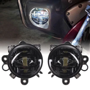 LED Fog Lights Foglights W/ Attachment For Honda Goldwing GL1800 2002-2017 - Picture 1 of 14