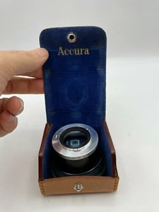 ACCURA Aux Telephoto VI-T Coated Lens w/VI Bayonet Adapter and Case - Japan - Picture 1 of 8