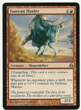 Magic the Gathering MTG  Taurean Mauler Morningtide SP/P