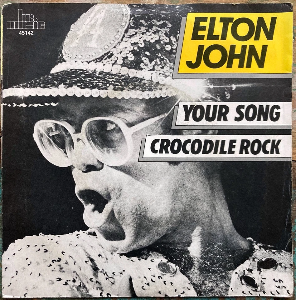 45t Elton John - Your Song / Crocodile Rock - 7" - Photo 1/1