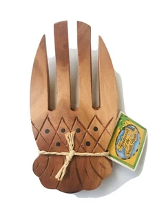Hardwoods of South Pacific Pineapple Salad Hands Carved Hawaii Hand Made - Picture 1 of 4