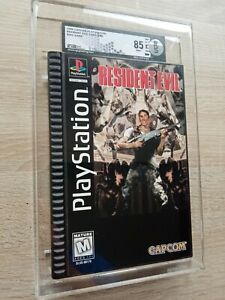 Resident Evil PS1 Playstation 1 Longbox CIB RGS no vga WATA NM near mint graded