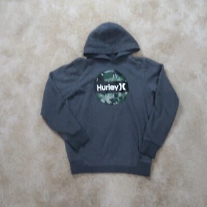 Hurley Hoodie Youth XL Hooded Sweatshirt Logo Gray - Picture 1 of 10