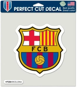 MLS FC Barcelona Wincraft 8"x 8" Peel-Off Perfect Cut Window Decal NEW! - Picture 1 of 1